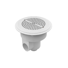 Bonde de fond avec grille plate